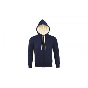 CASACO C/ CAPUZ E FORRO SHERPA AZUL PROFUNDO CASACO C/ CAPUZ E FORRO SHERPA AZUL PROFUNDO